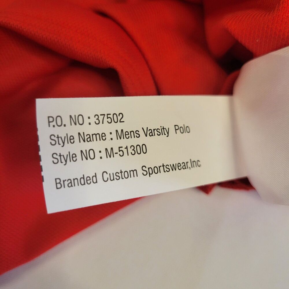 Mens XL Nike Dri-Fit Olympics Team USA Red Varsity Polo Shirt Basketball Soccer - Picture 16 of 16